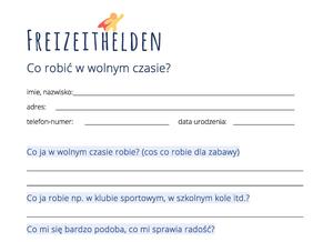 Fragebögen in polnischer, russischer und türkischer Sprache