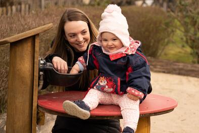 Frühförderung im Außenbereich