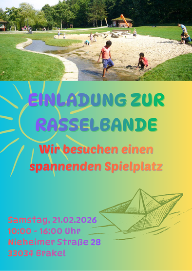 Rasselbande Einladung