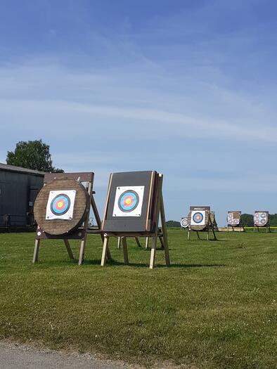 Zielscheiben auf dem Vereinsgelände des BSV Zierenberg e.V.