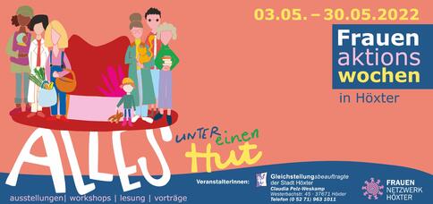 Plakat zu den Frauenaktionswochen 2022