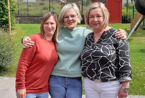 Die Organisatorinnen des Wohlfühltags: Franziska Heidrich, Heike Lubs und Christiane Tewes-Assauer.