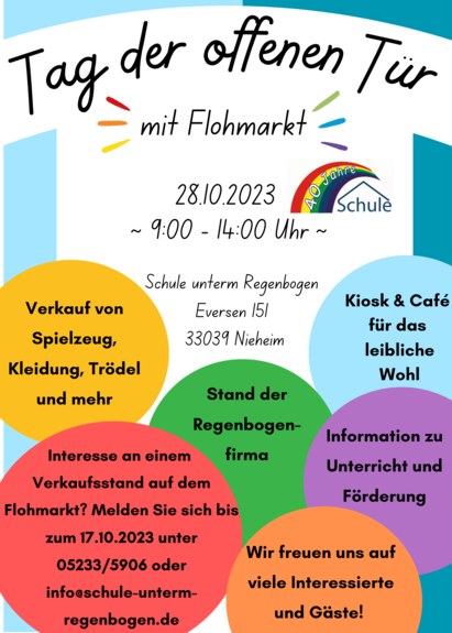 Tag der offenen Tür - Schule unterm Regenbogen