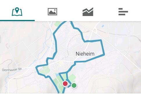 Streckenauswahl bei Nieheim: Fünf Kilometer mussten mindestens bewältigt werden.