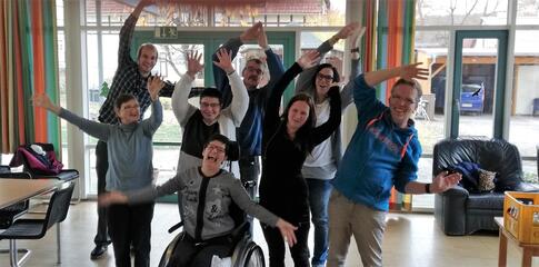 Einige Klientinnen und Klienten der Lebenshilfe waren Teil der Forscher-AG und gestalteten das Projekt aktiv mit.