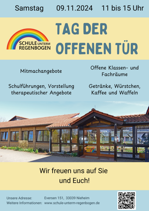 Tag der offenen Tür Schule unterm Regenbogen